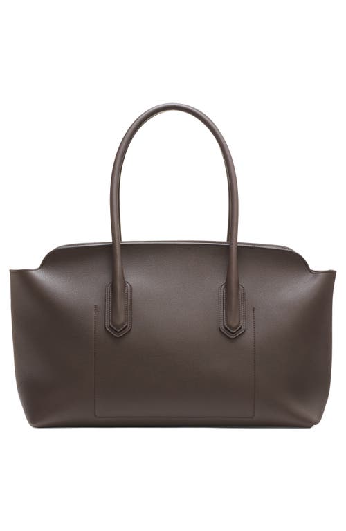 Tom Ford Large Alexander Leather Tote In Brown