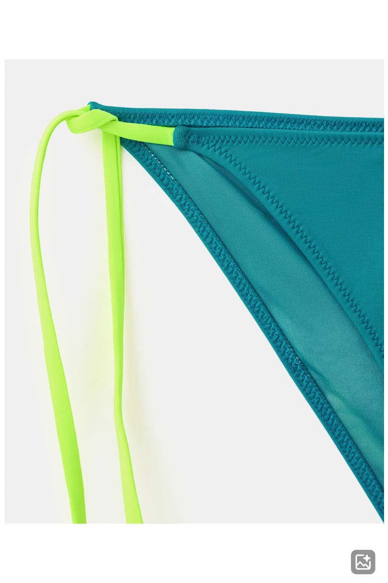 Two-Tone Two-Piece Swimsuit, Alternate, color, TURQUOISE