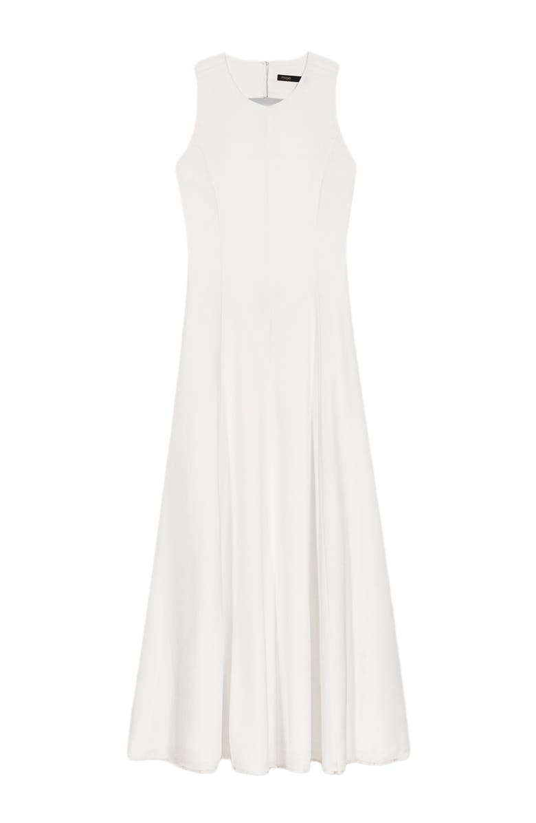 maje Backless midi dress, Alternate, color, White