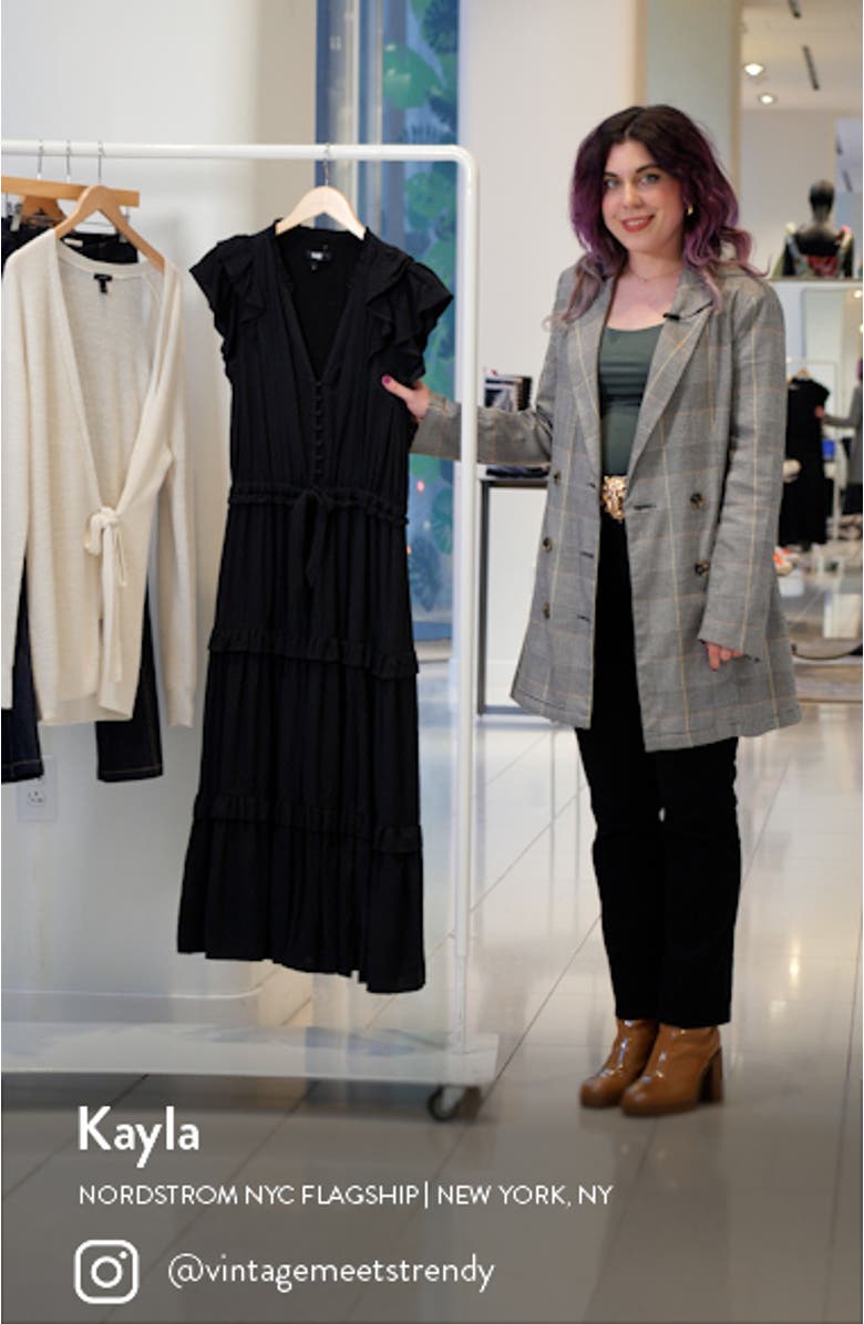 Rozlyn Tiered Ruffle Midi Dress, sales video thumbnail