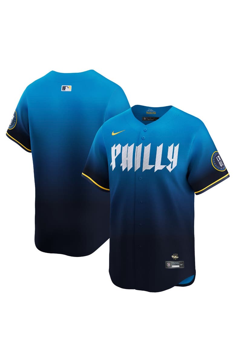 Nike Men's Nike Blue Philadelphia Phillies 2024 City Connect Limited Jersey, Main, color,