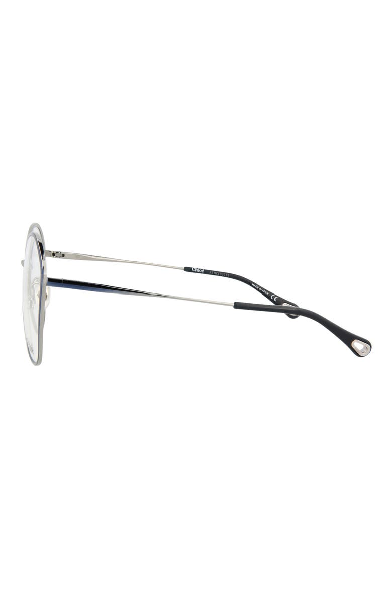 Core 56mm Round Optical Glasses, Alternate, color, BLUE BLUE TRANSPARENT