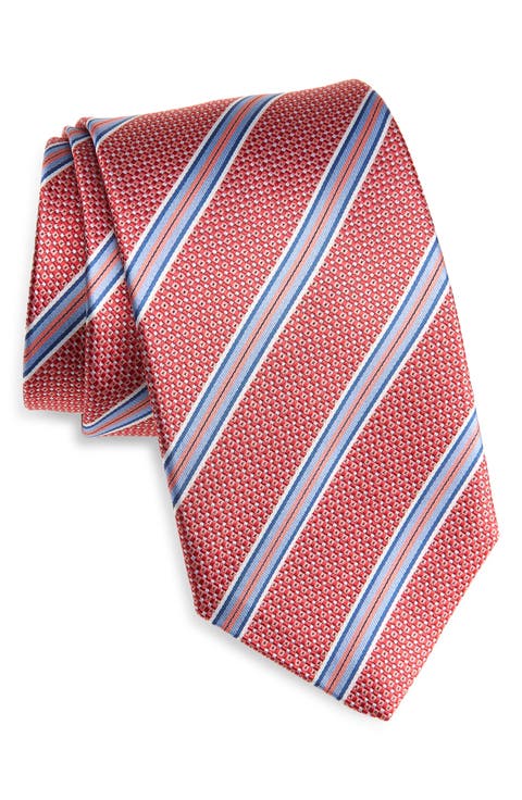 Stripe Silk Jacquard Tie