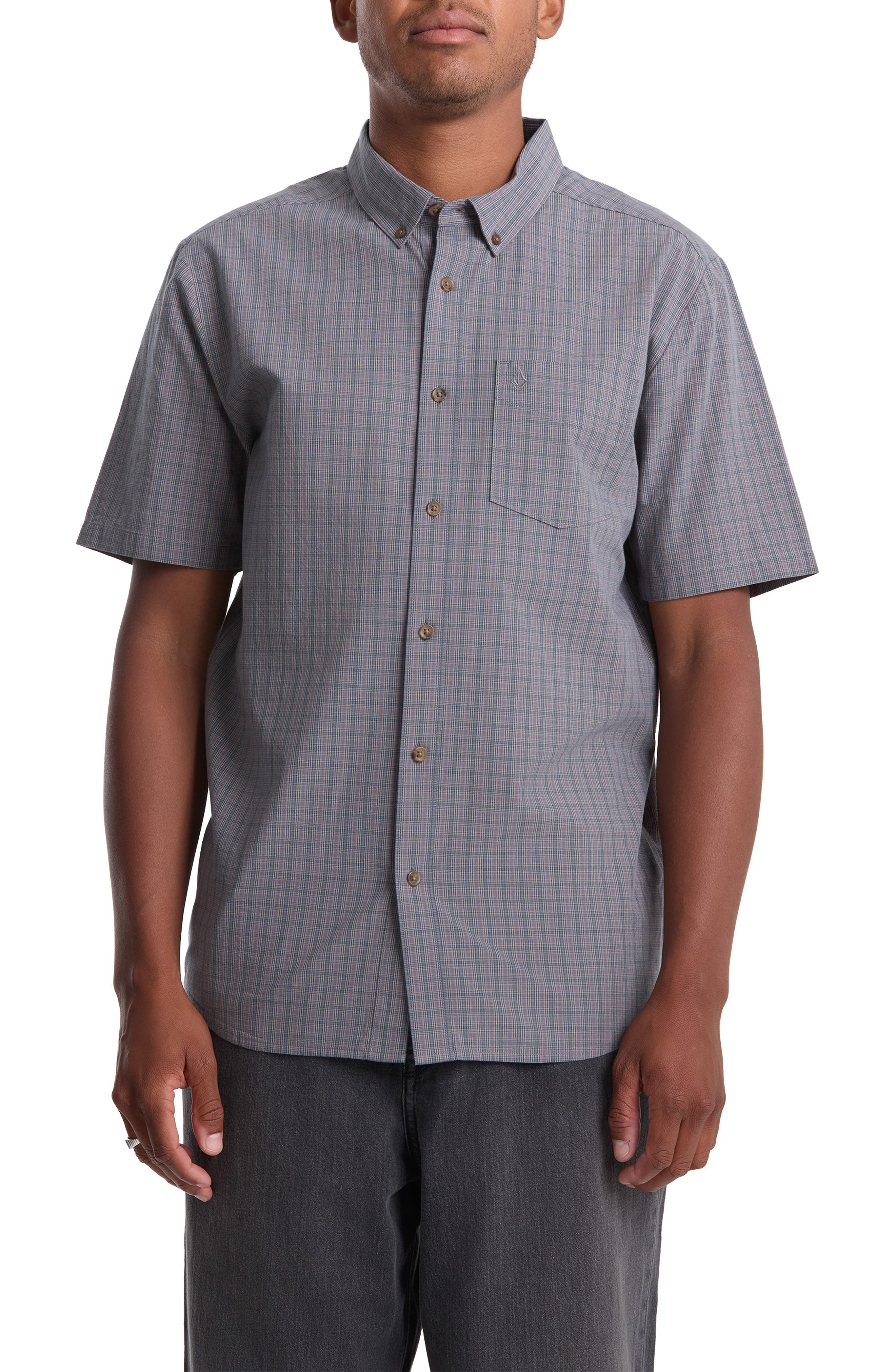 Brewster Check Short Sleeve Button-Down Shirt - image 3