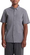 Volcom Brewster Check Short Sleeve Button-Down Shirt