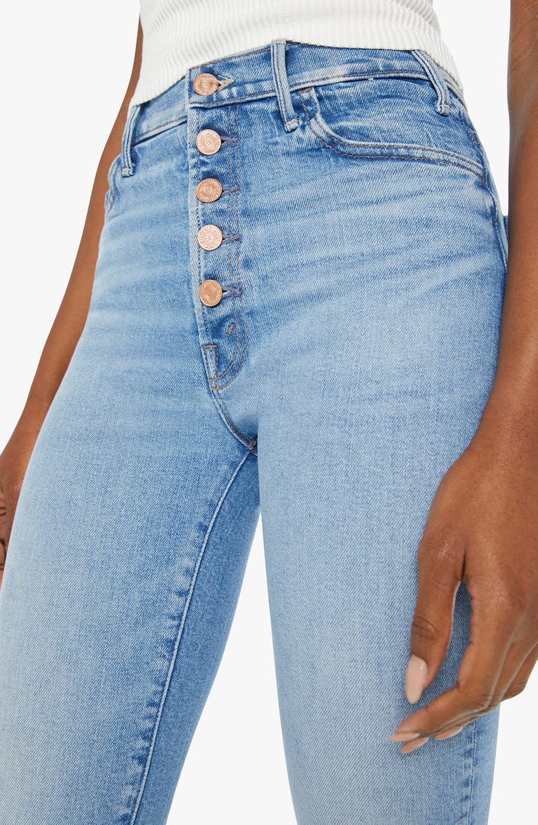 MOTHER The Pixie Hustler High Waist Ankle Straight Leg Jeans, Alternate, color,