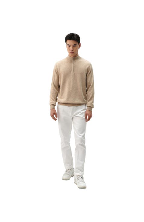 Essential Half-Zip Cashmere Sweater