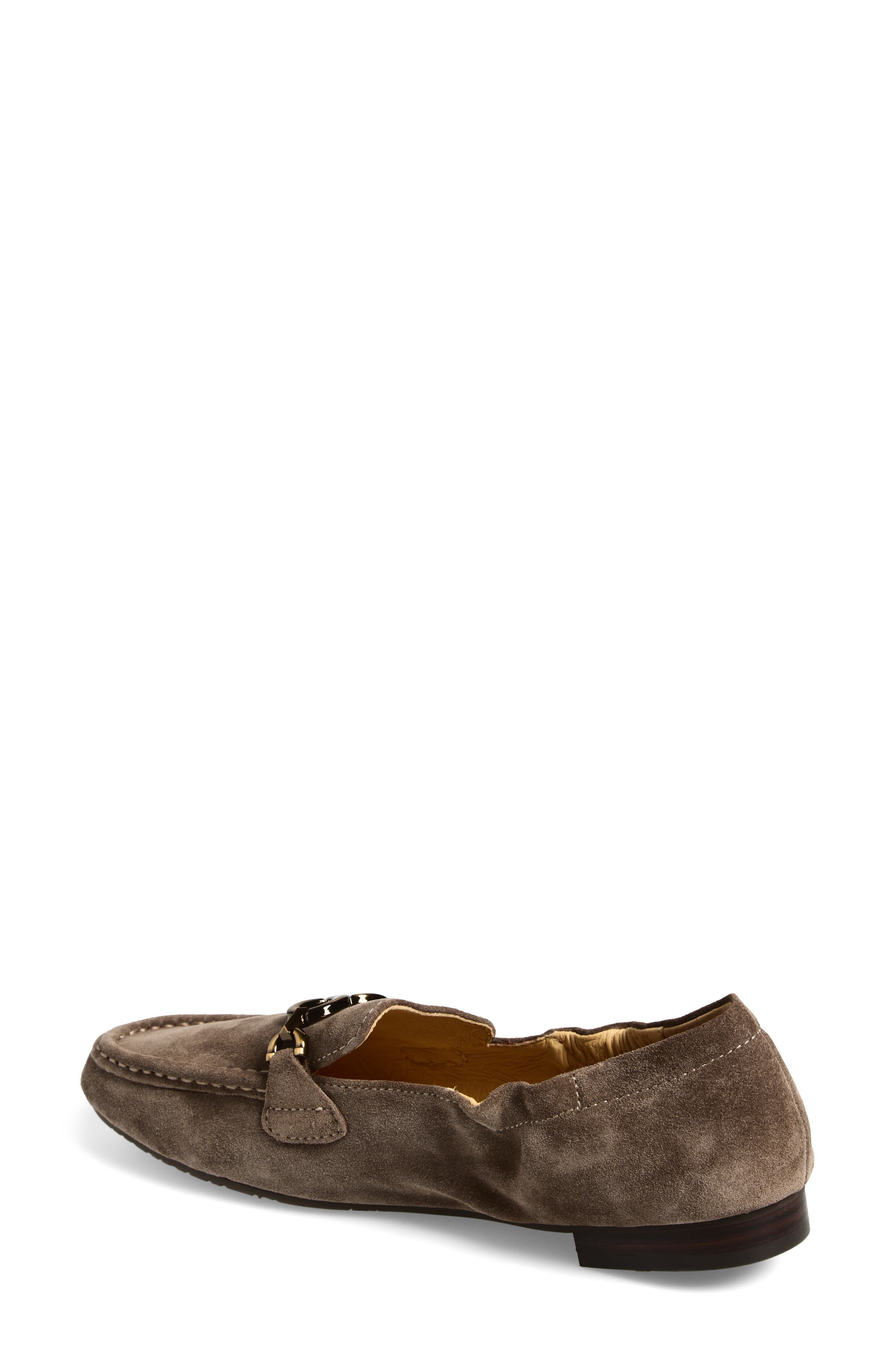 Alison Loafer, Alternate, color, DARK TAUPE SUEDE