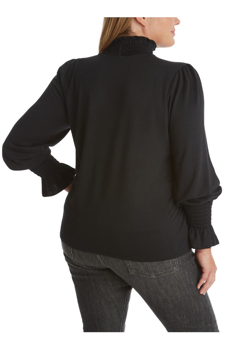 Adyson Parker Smocked Turtleneck Top, Alternate, color, 