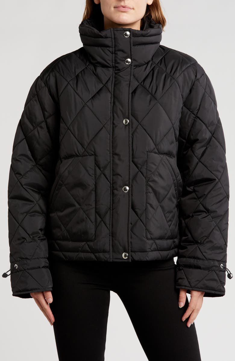 Sam Edelman Patch Pocket Quilted Jacket, Main, color,