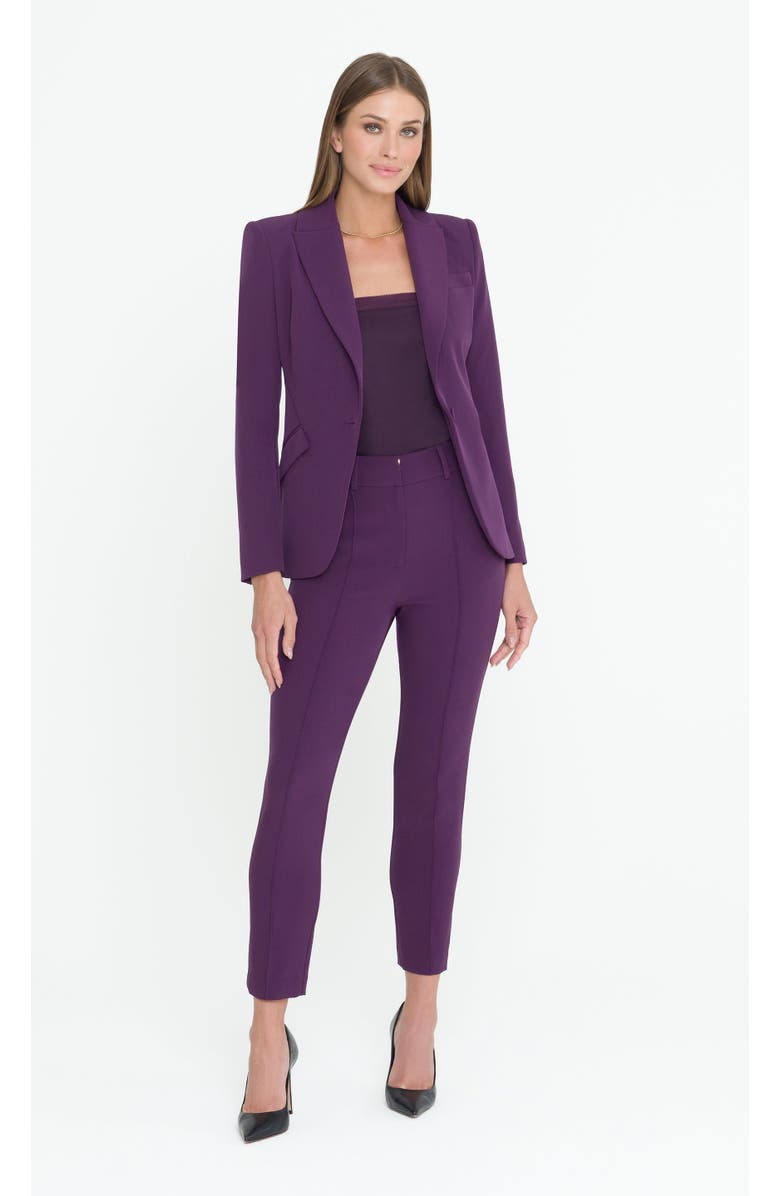 Generation Love Vera Crepe Blazer, Alternate, color, Purple