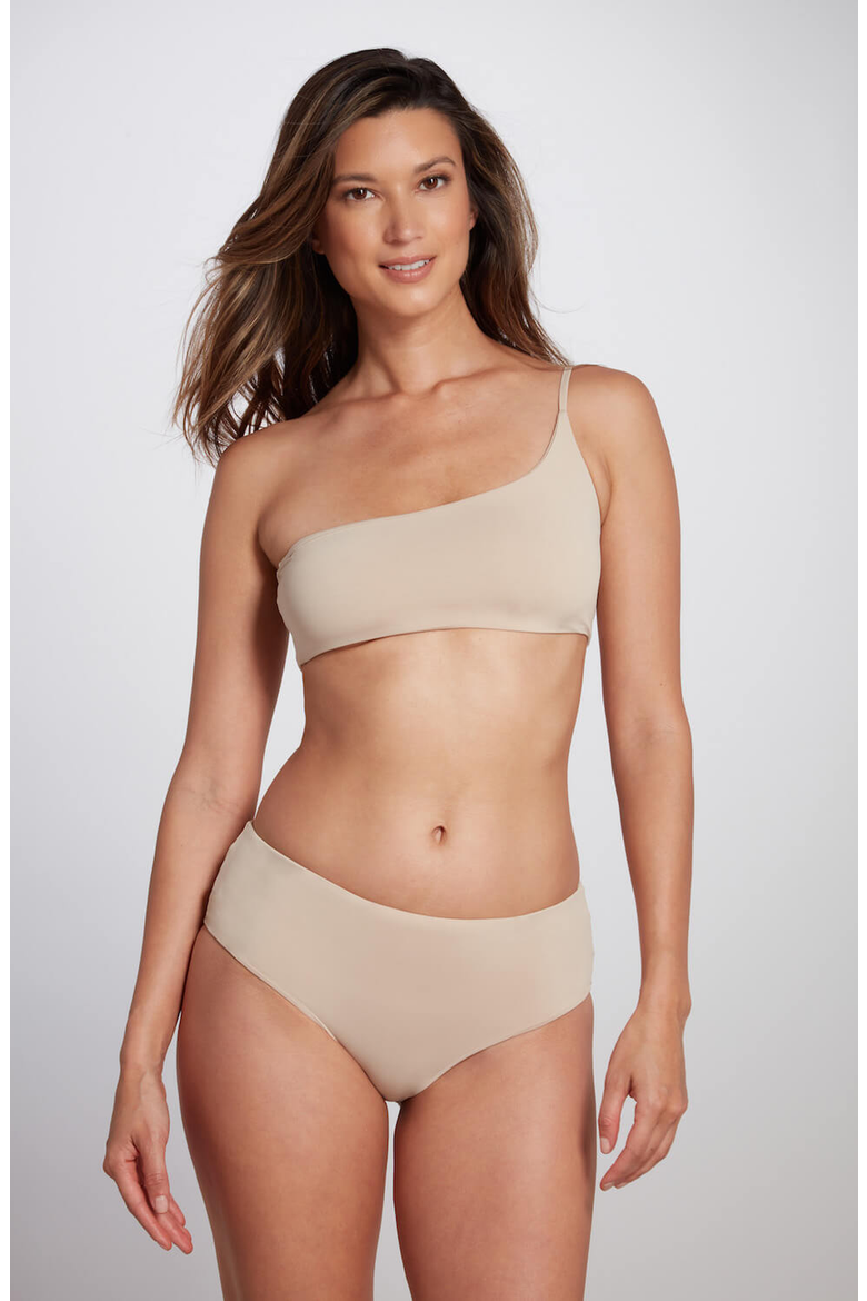 Serena Hipster Bikini Bottom, Main, color, Camel