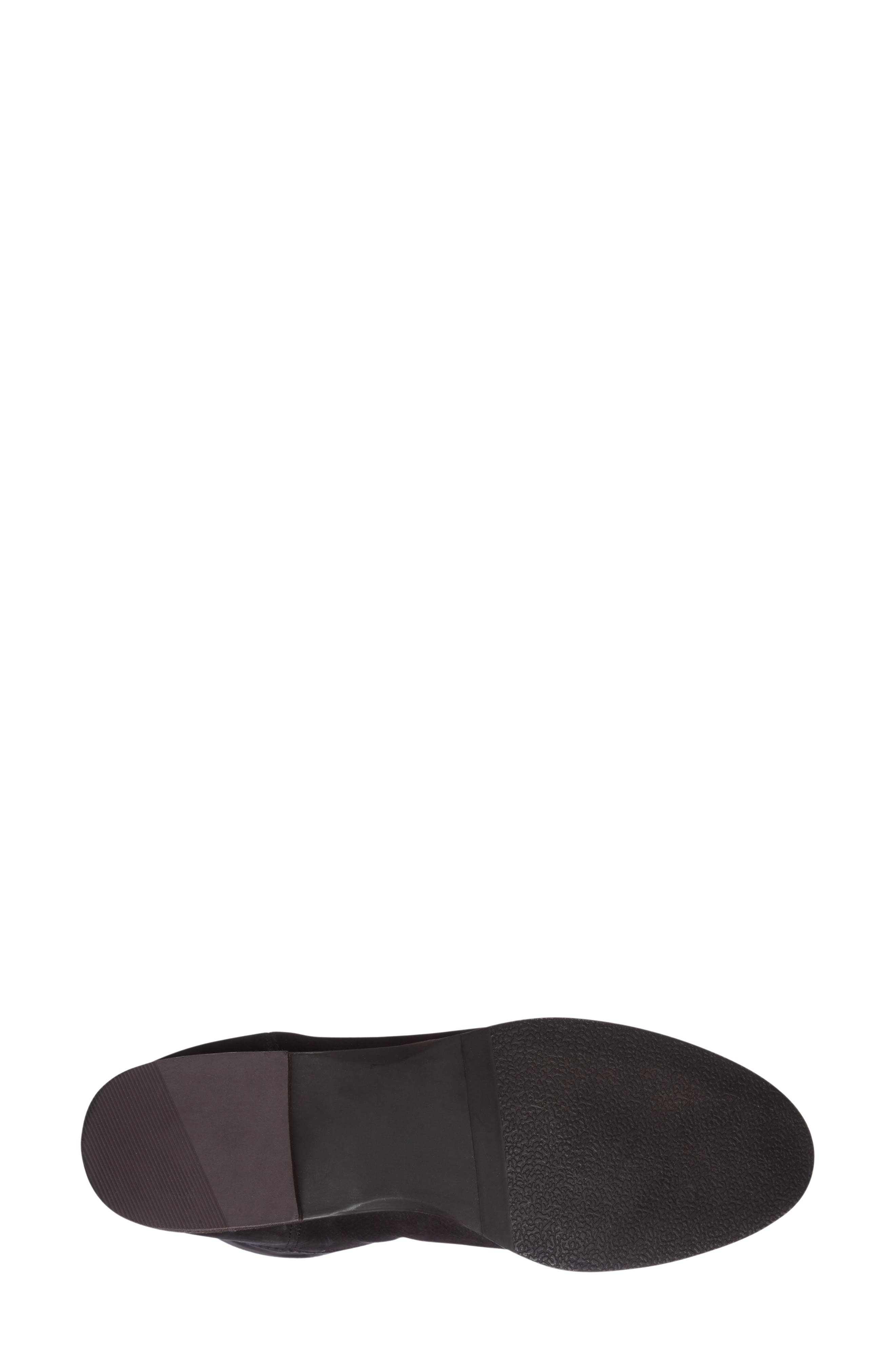 'Andie' Over the Knee Boot, Alternate, color, BLACK NUBUCK LEATHER