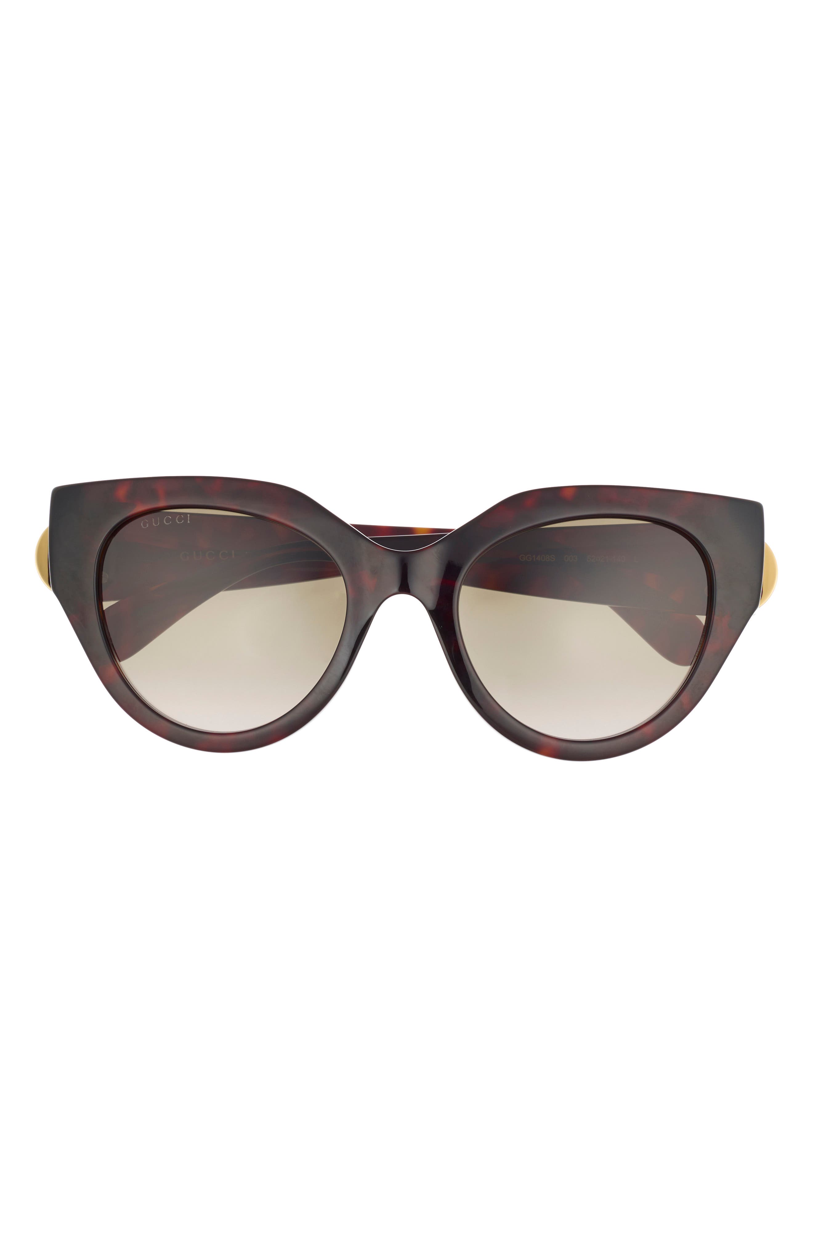 Gucci 52mm Cat Eye Sunglasses