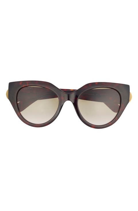 52mm Cat Eye Sunglasses