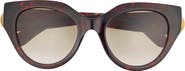 Gucci 52mm Cat Eye Sunglasses