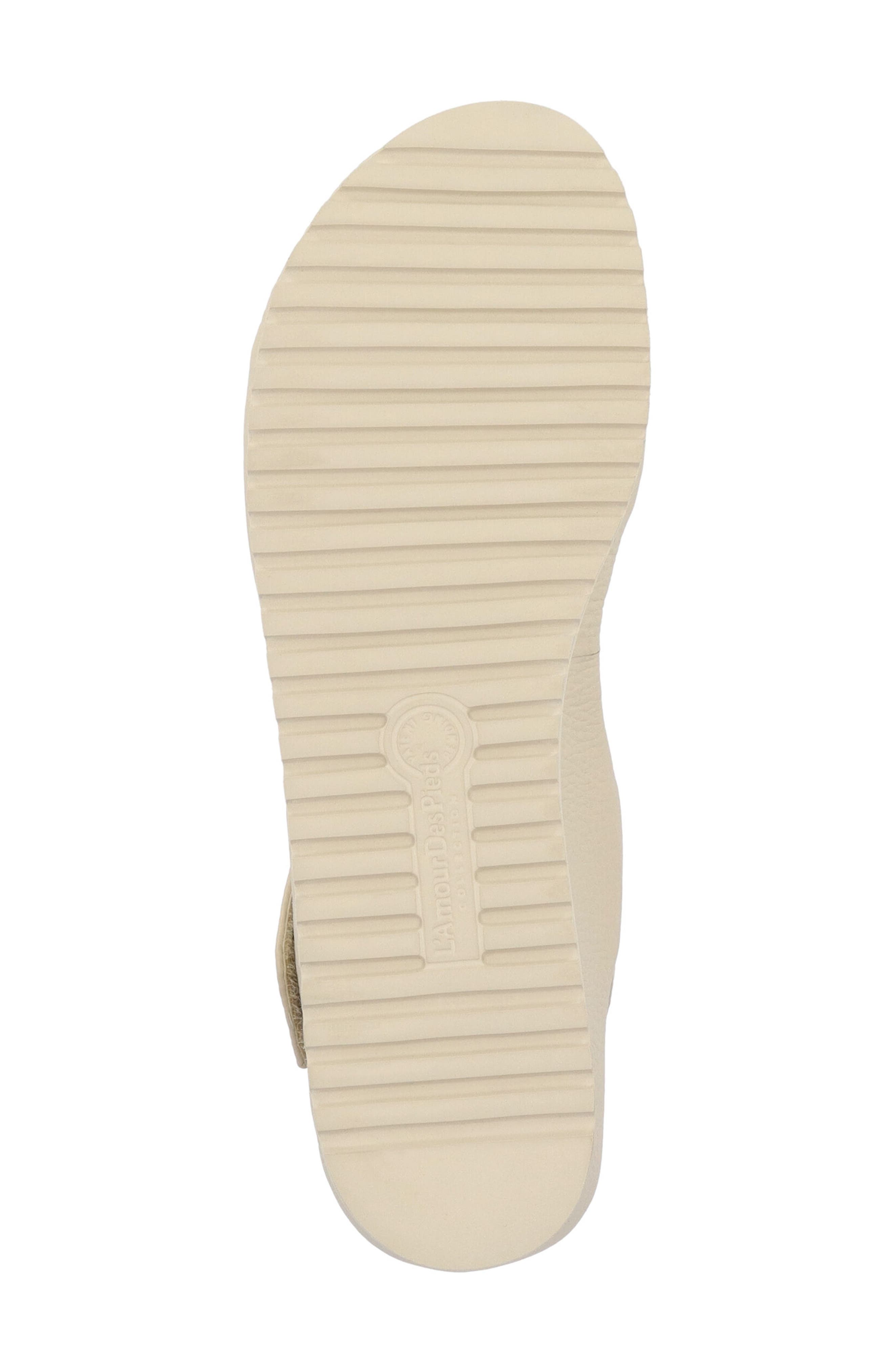 L'Amour des Pieds Abrilla Ankle Strap Sandal, Alternate, color, Cream