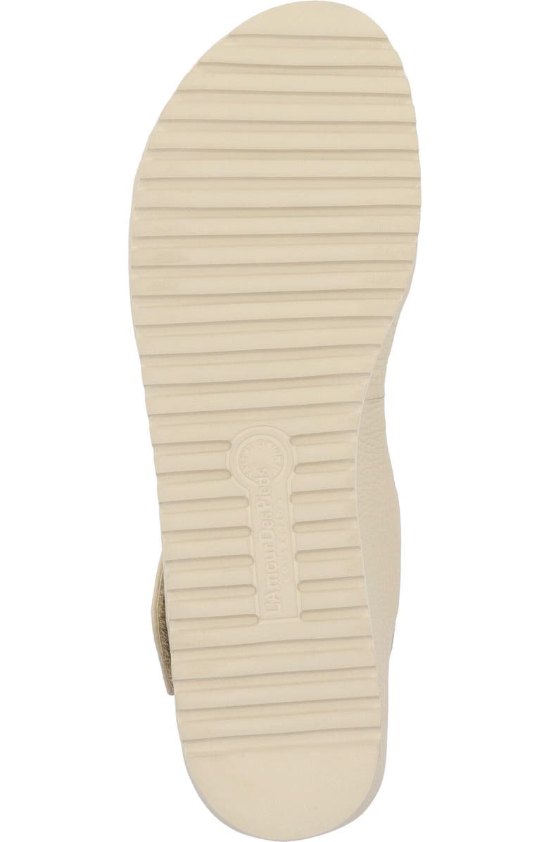 L'Amour des Pieds Abrilla Ankle Strap Sandal, Alternate, color, Cream