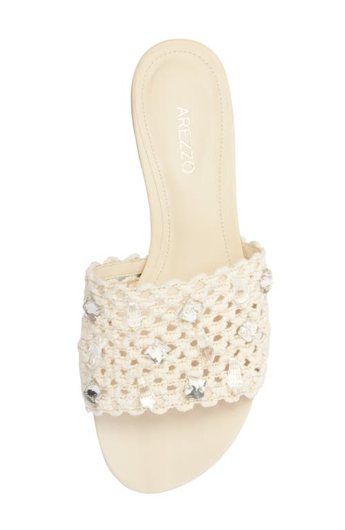 Arezzo Briella Crystal Embellished Slide Sandal