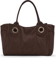 MANGO Canvas Hobo Bag