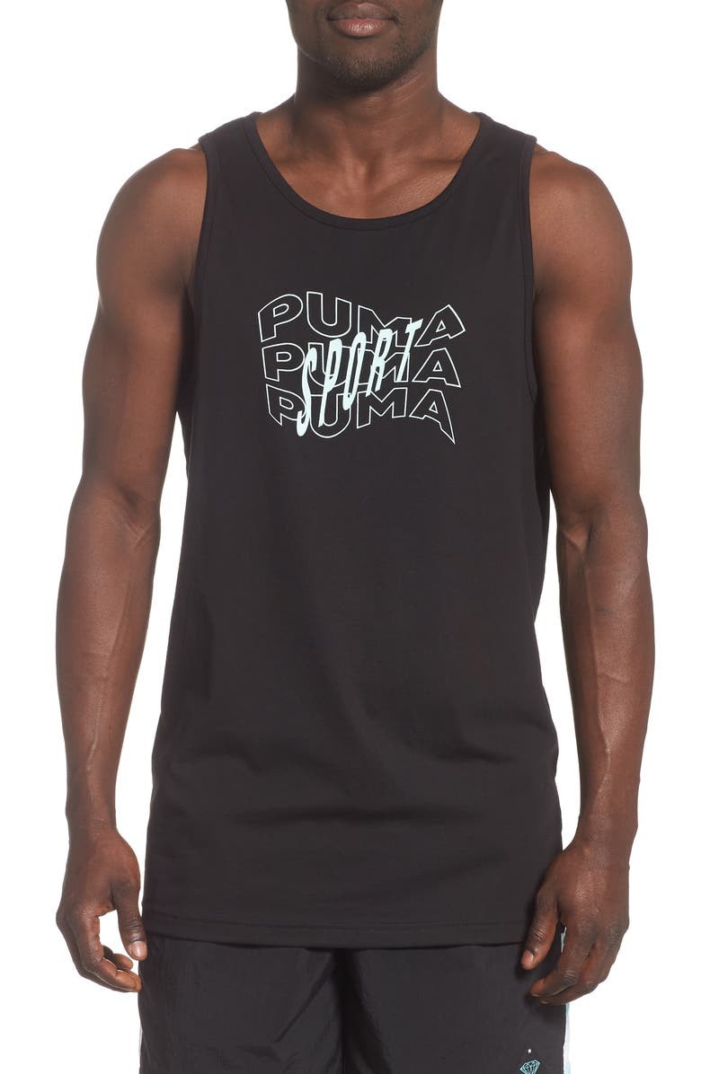 PUMA Downtown Graphic Beach Tank, Main, color, 