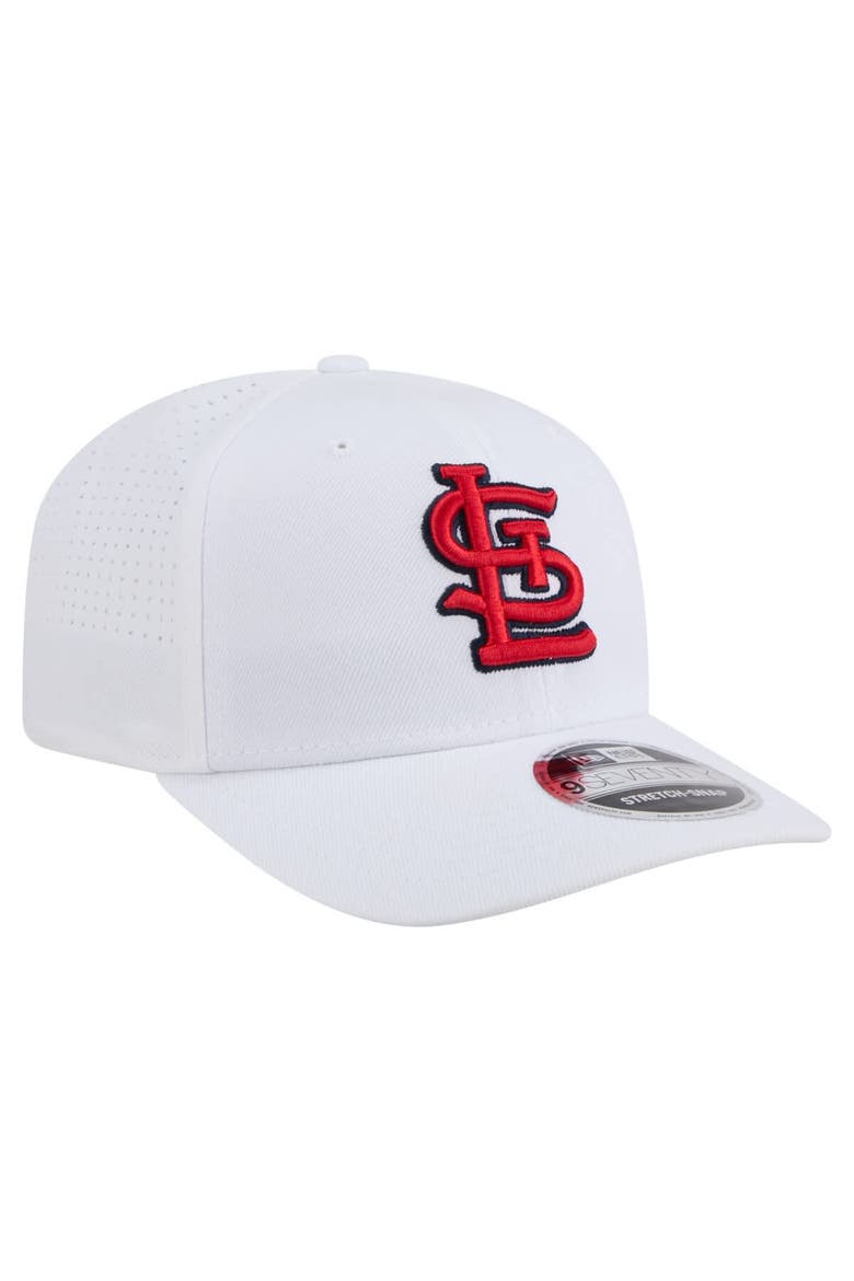 Men's New Era White St. Louis Cardinals COOLERA 9SEVENTY Adjustable Hat, Alternate, color, White