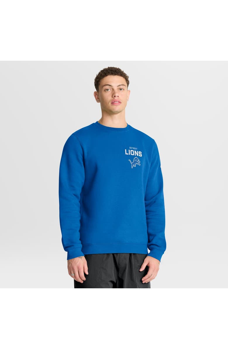 Nike Men's Nike Blue Detroit Lions Primetime Club Fleece Pullover Sweatshirt, Main, color, Blue