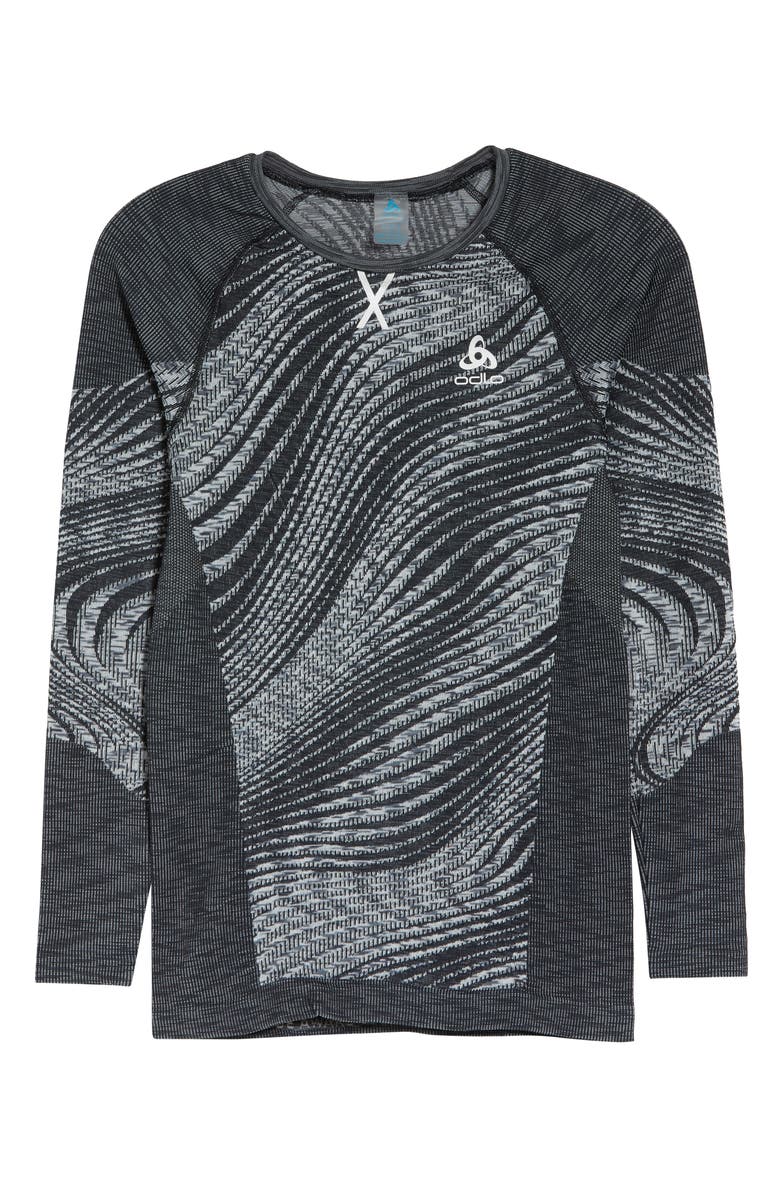 Odlo Blackcomb Long Sleeve Base Layer Top, Alternate, color, 