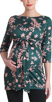 Kimi & Kai Aaira Boat Neck Maternity Top