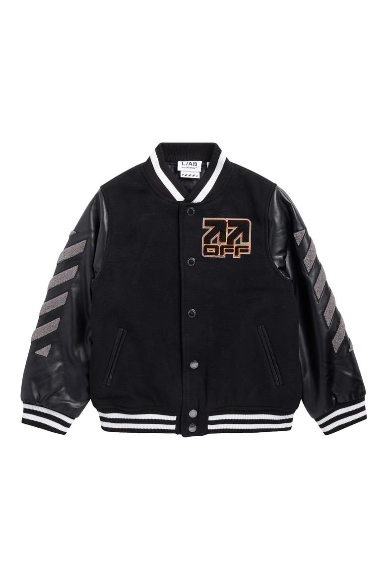 Kids' Active Bomber Jacket, Main, color, BLACK