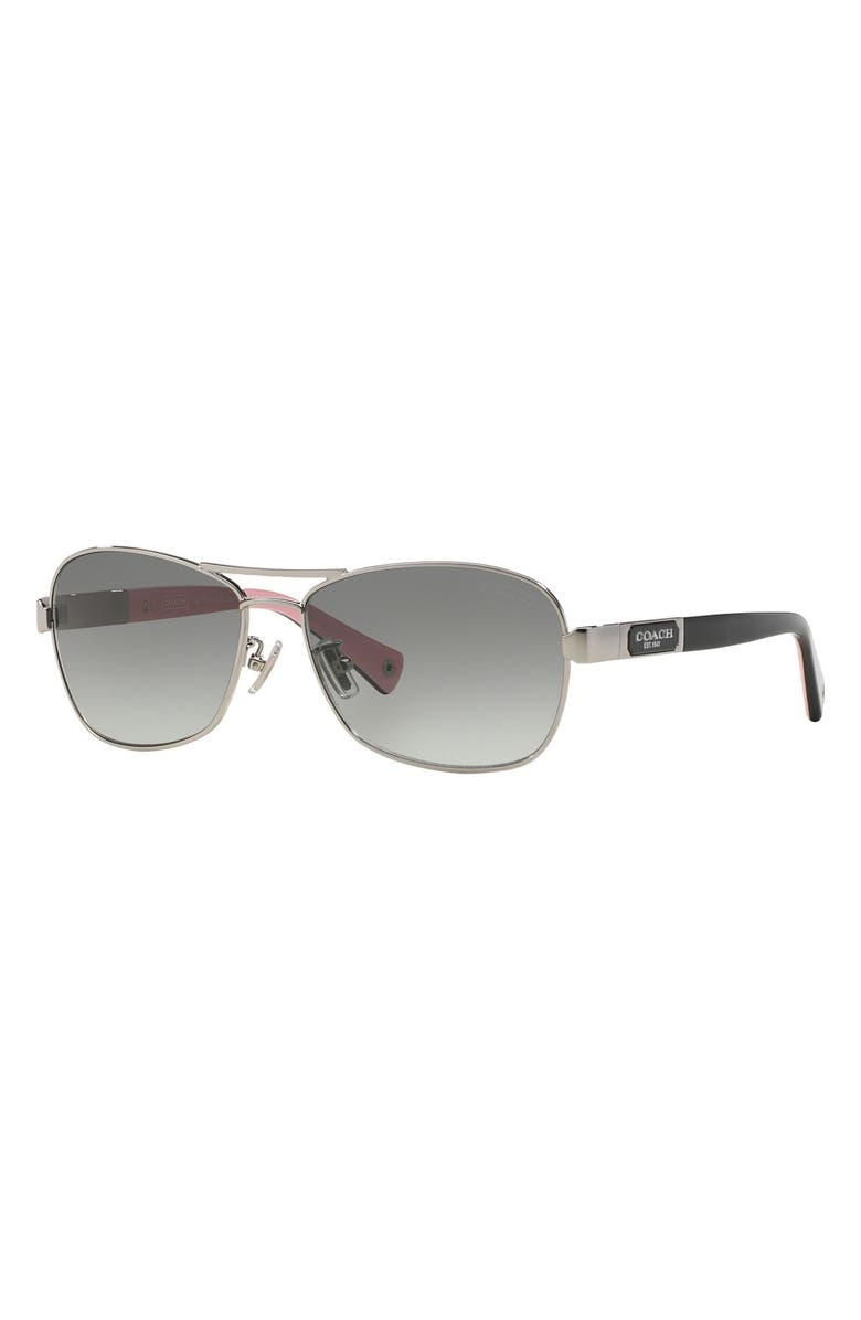 Caroline 56mm Gradient Aviator Sunglasses