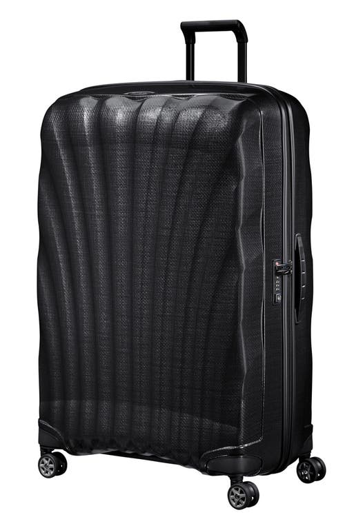 Samsonite C-lite Hardside 33-inch Extra Large Checked Spinner Luggage In Black