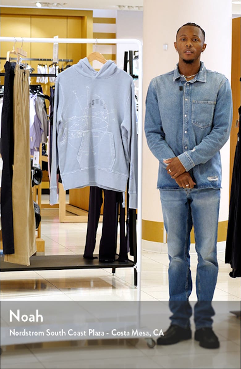 Calyx Cotton Blend Jacquard Short Sleeve Button-Up Shirt, sales video thumbnail