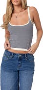 EDIKTED Saylor Stripe Sweater Camisole