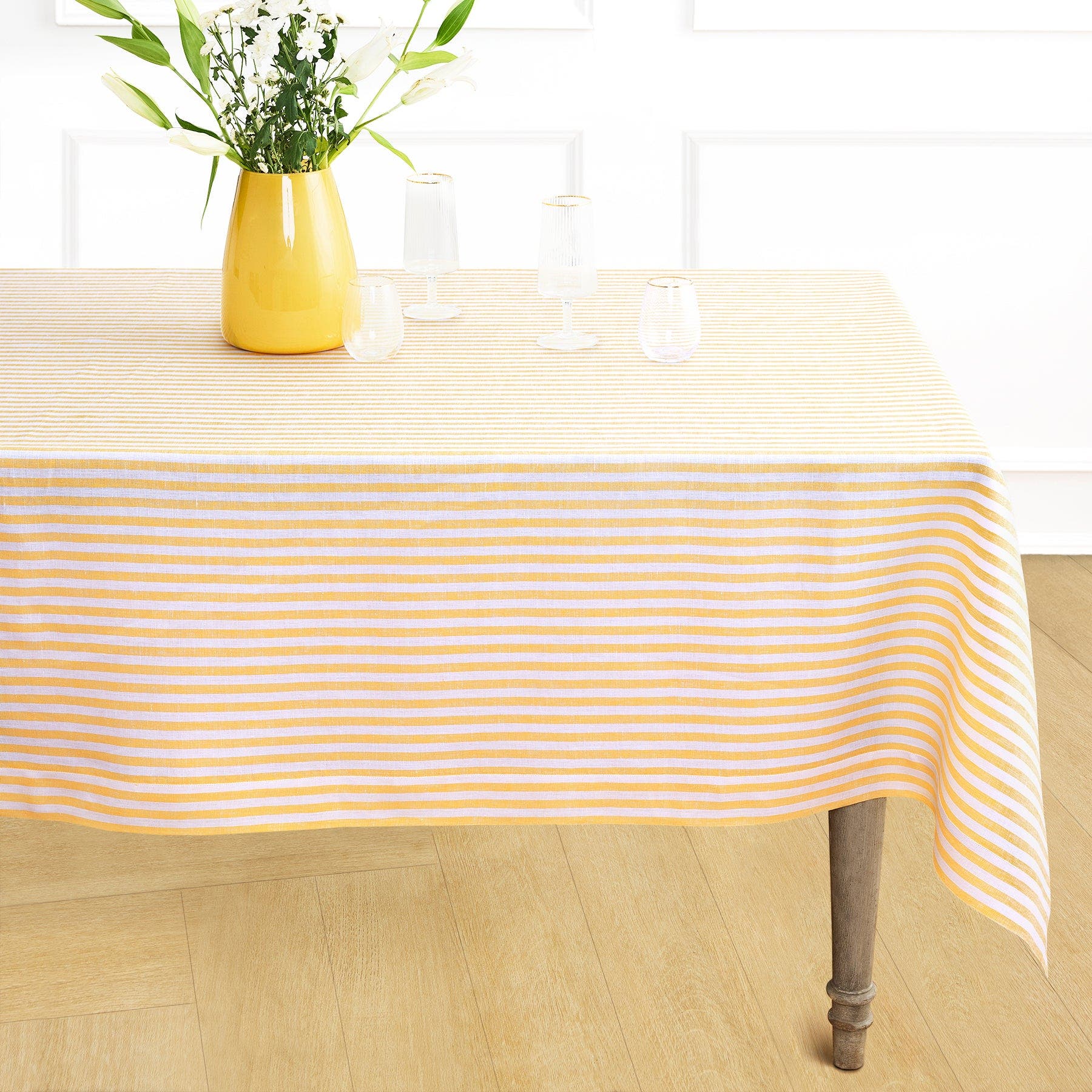 Mustard and White