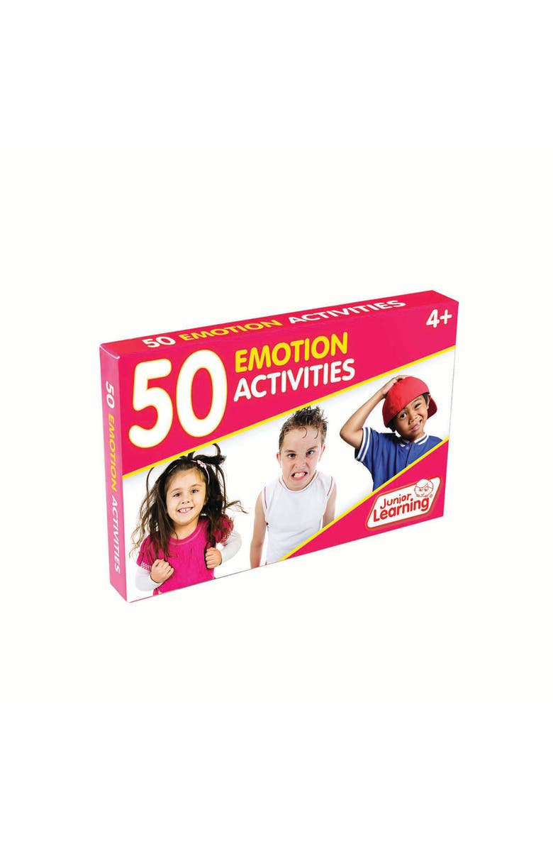 Junior Learning 50 Emotion Activity Cards, Alternate, color, Multicolored