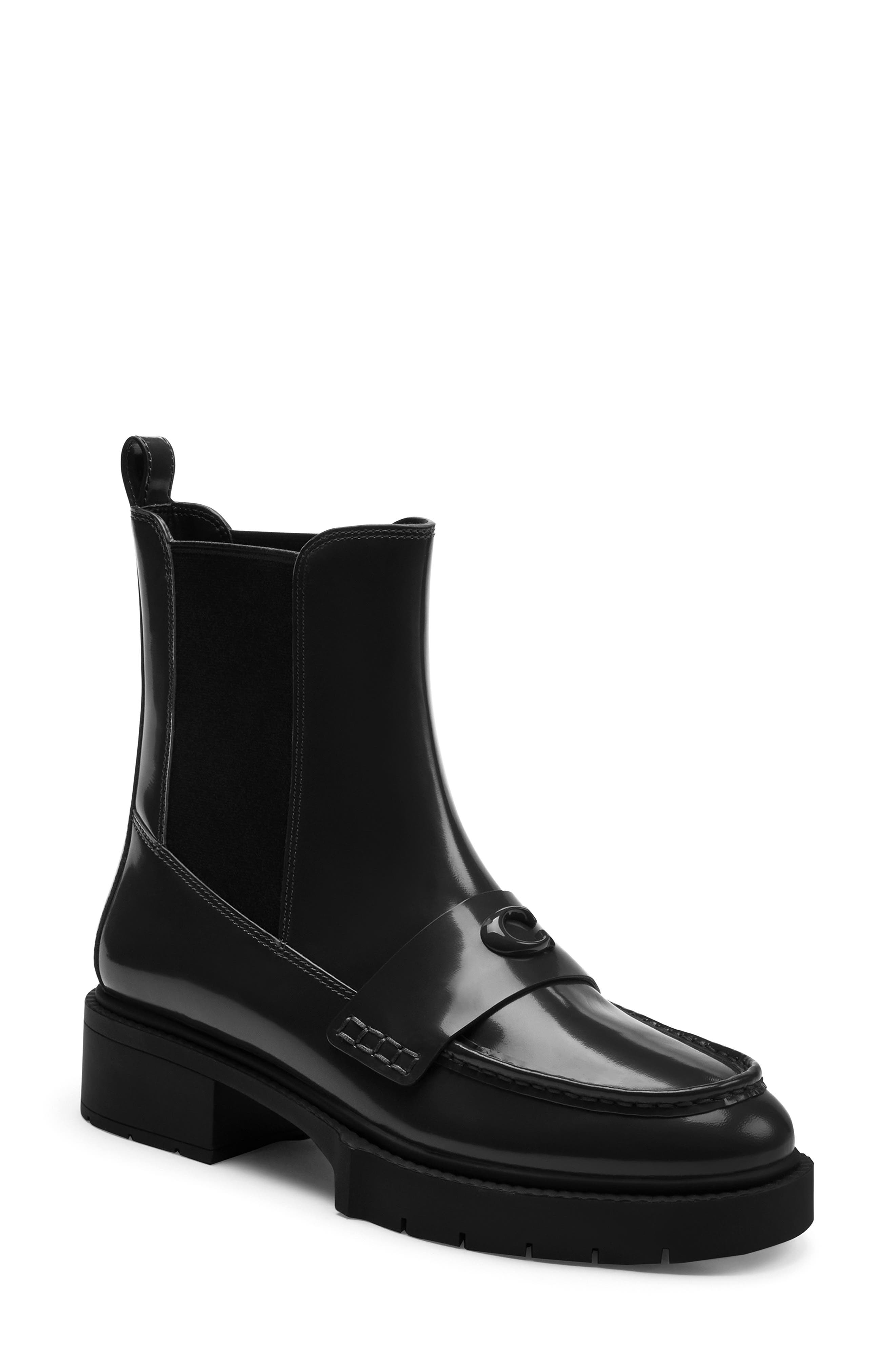 COACH Louisa Chelsea Boot, Main, color, 