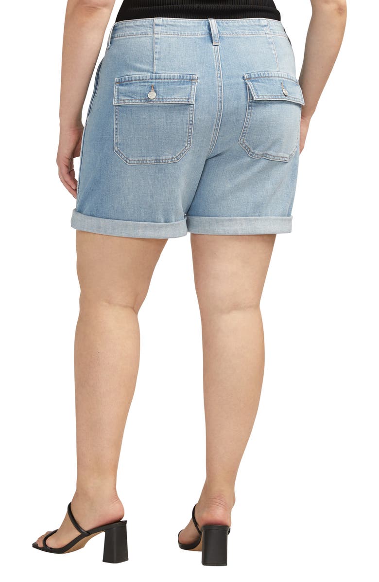 JAG Alex Safari Denim Shorts, Alternate, color,