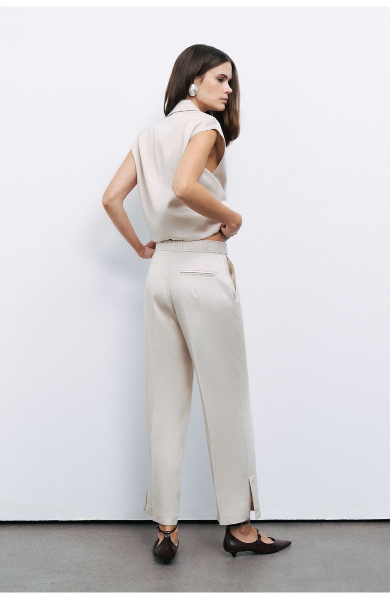 Nocturne Slit Detailed Pants, Alternate, color,