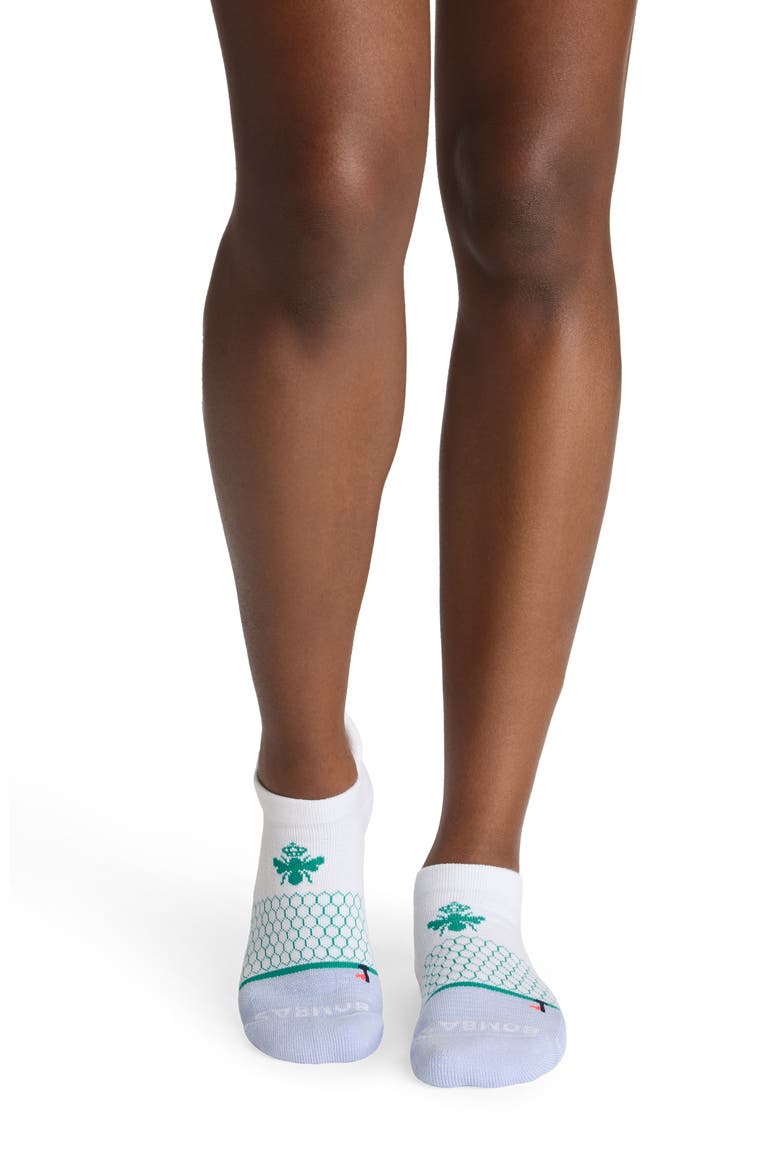 Cushioned Cotton Blend Ankle Socks, Alternate, color, SKY SAIL BLUE