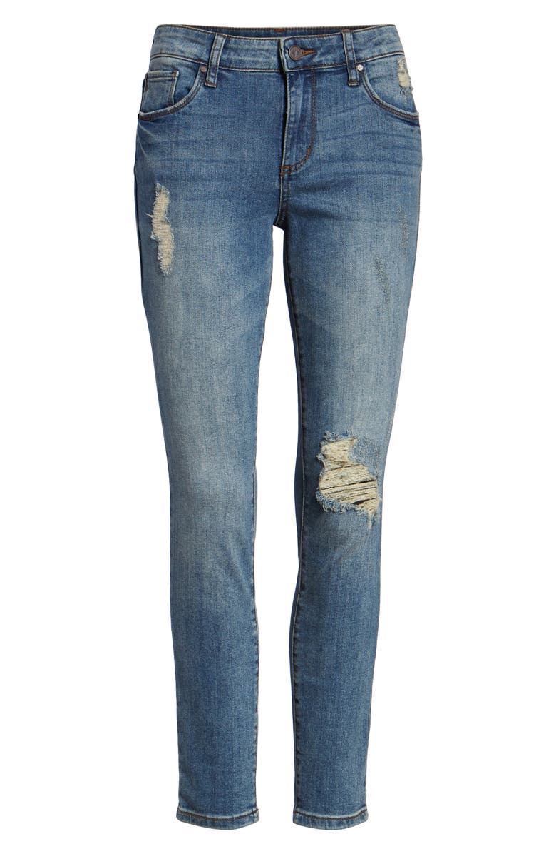 BP. Distressed Skinny Jeans, Alternate, color,