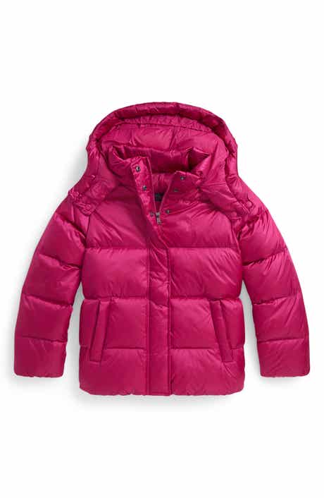 Polo Ralph Lauren Kids' Animated Down Puffer Jacket with Removable Hood