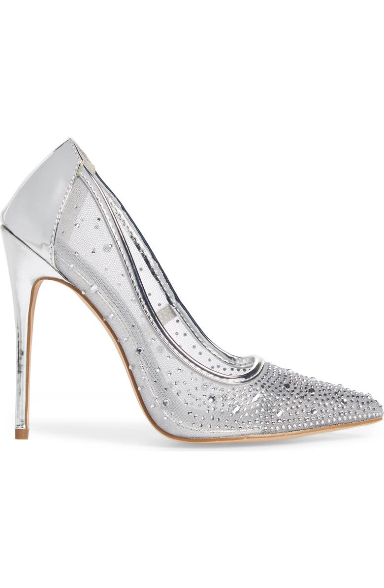 Lauren Lorraine Janna Embellished Illusion Pump, Alternate, color,