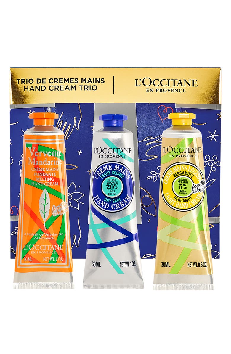 L'Occitane Hand Cream Trio, Main, color, 