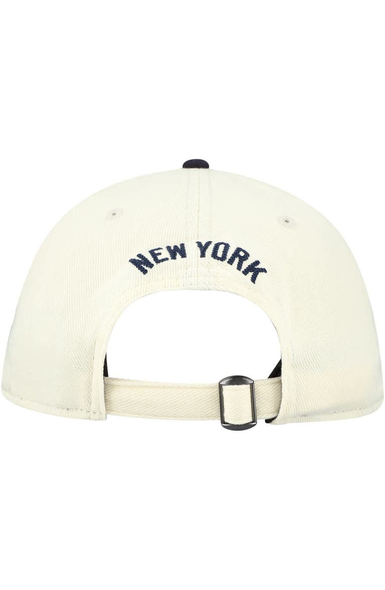 New Era Men's New Era Cream New York Yankees MoMA Retro Crown 9FIFTY Adjustable Hat, Alternate, color,