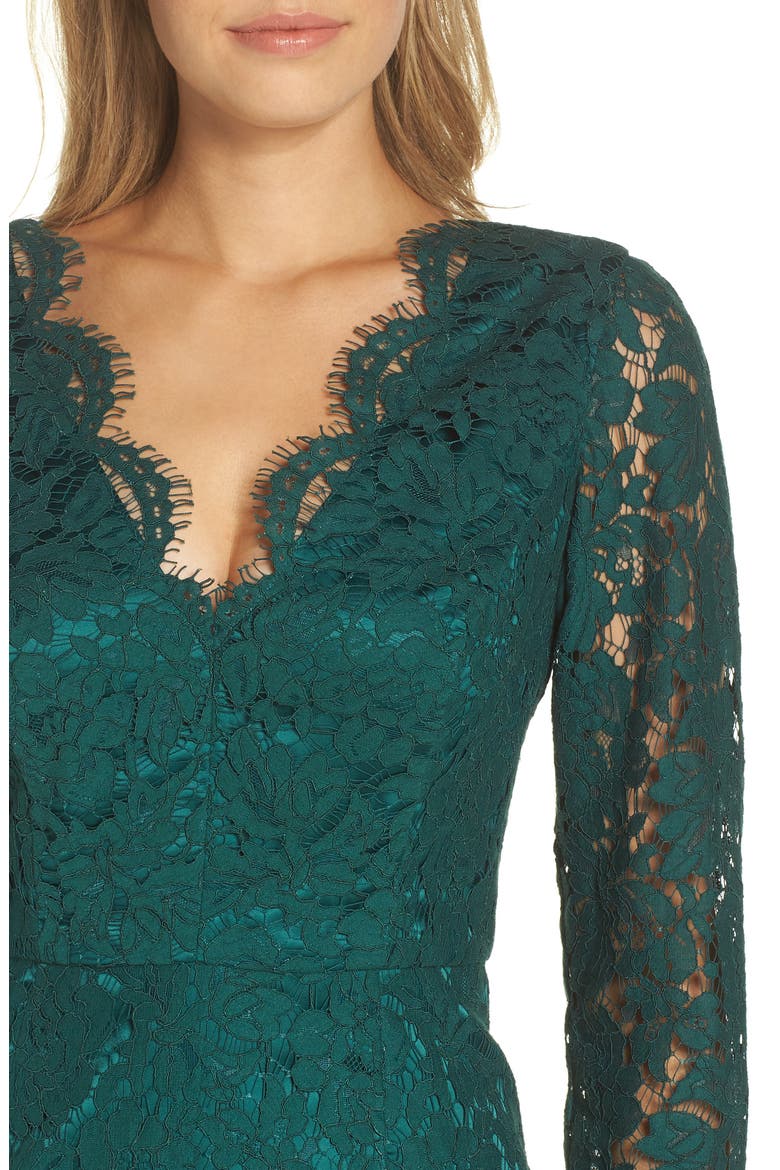 Lace Sheath Dress, Alternate, color, GREEN