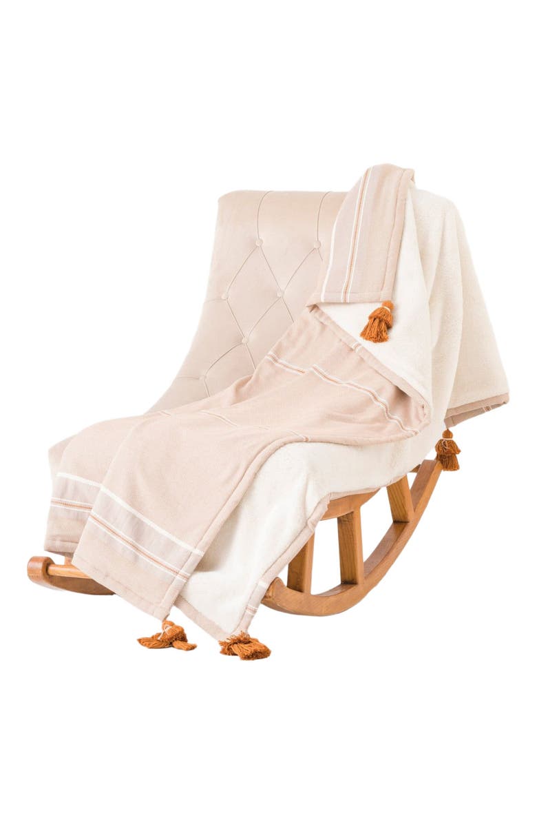 Olive & Linen Ravello Throw, Alternate, color,