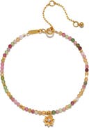 Satya Jewelry Bloom On Your Path Pink Tourmaline Lotus Bracelet