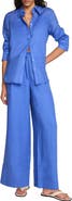 MINT VELVET Linen Drawstring Wide Leg Trousers