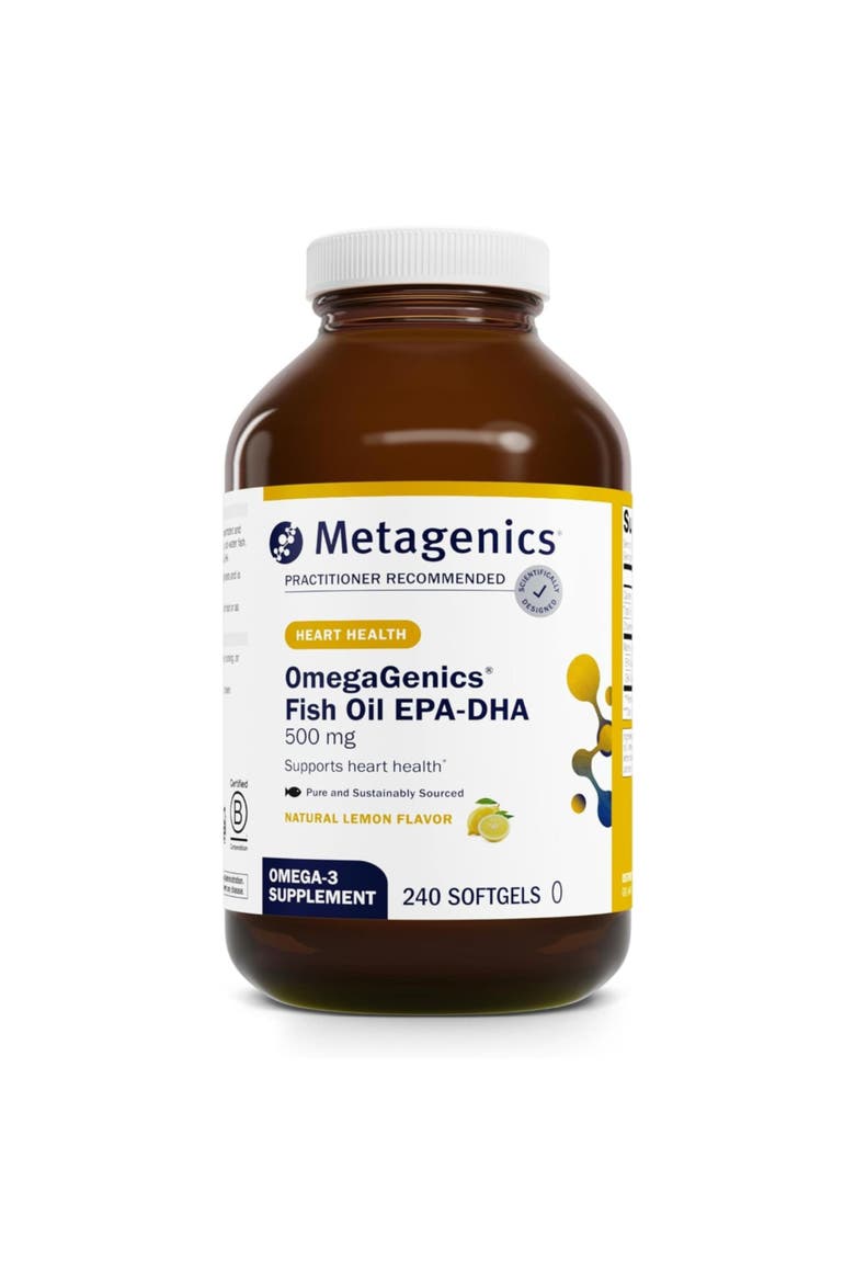 OmegaGenics High Potency EPA-DHA Fish Oil Supplement 240 Softgels, Main, color, None